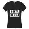 Delta Gamma Women's V-Neck T-Shirt
