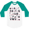 alphabeasts 3/4 Sleeve Shirt