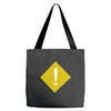 warning Tote Bags