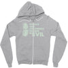 pickles are cucumbers soaked in evil Zipper Hoodie