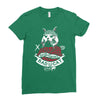 bad cat   gatos locos Ladies Fitted T-Shirt