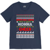 Santa Only Comes Once A Year Nonna Is Always Here To Cheer V-Neck Tee