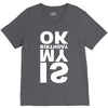 is my birthday ok V-Neck Tee
