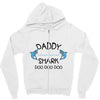 daddy shark doo doo doo Zipper Hoodie