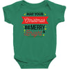 may your christmas be merry &amp; bright Baby Bodysuit