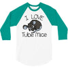 love tube mice 3/4 Sleeve Shirt