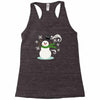 windy snowman Racerback Tank