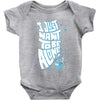 lonely astronaut Baby Bodysuit