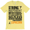 Strong Independent Motivated Capricorn T-Shirt