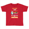 walk away i have anger issues and a serious dislike for stupid people Toddler T-shirt