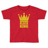black king Toddler T-shirt