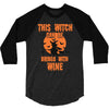 wine witch! 3/4 Sleeve Shirt