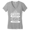 Queens Are Born In December Women's V-Neck T-Shirt