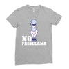 no probllama Ladies Fitted T-Shirt