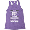 Never Underestimate A Grandfather With An Engineer Degree Racerback Tank