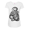 snake and tiger Maternity Scoop Neck T-shirt