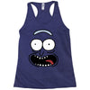 pickle rick face Racerback Tank