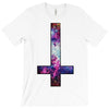 inverted galaxy cross funny  religion banter space fashion new T-Shirt