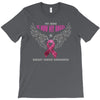 my hero is now my angel breast cancer awareness T-Shirt