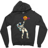 astronaut basketball planet Zipper Hoodie