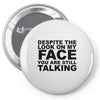 rude slogan Pin-back button