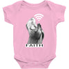 faith animal pray Baby Onesie