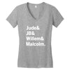Jude JB Willem Malcolm Women's V-Neck T-Shirt