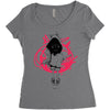 shadow cat Women's Triblend Scoop T-shirt