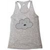 cloud say huh Racerback Tank