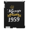 kings are born in 1959 iPad 3 and 4 Case