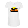 Mufasa and Simba Lion King Maternity Scoop Neck T-shirt
