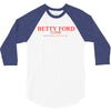 betty ford clinic mens black t shirt rehab centre funny 3/4 Sleeve Shirt