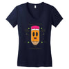 fly pencil vector Women's V-Neck T-Shirt