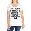 fathers day gift Ladies Curvy T-Shirt