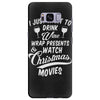 drink wine &amp; watch christmas movies Samsung Galaxy S8 Plus