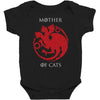 mother of cats Baby Bodysuit