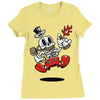 modern hero Ladies Fitted T-Shirt
