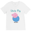 peppa pig uncle pig V-Neck Tee