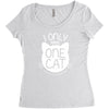 i only have one cat my cat has a few cat Women's Triblend Scoop T-shirt
