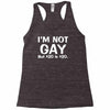 details about  i'm not gay, but $20 is $20 Racerback Tank