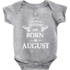 the best teachers are born in august Baby Bodysuit