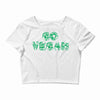 go vegan 4 Crop Top