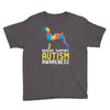 boxers support autism awareness Youth Tee