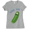 pickle rick Ladies Fitted T-Shirt