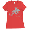 banksy fallen angel Ladies Fitted T-Shirt