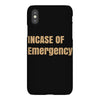 incase of emergency iPhoneX