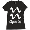 aquarius zodiac Ladies Fitted T-Shirt