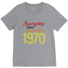 awesome since november 1970 V-Neck Tee