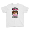 Never Underestimate A Man Who Watches Friends And Was Born in December Youth Tee