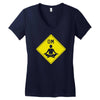 om sign Women's V-Neck T-Shirt